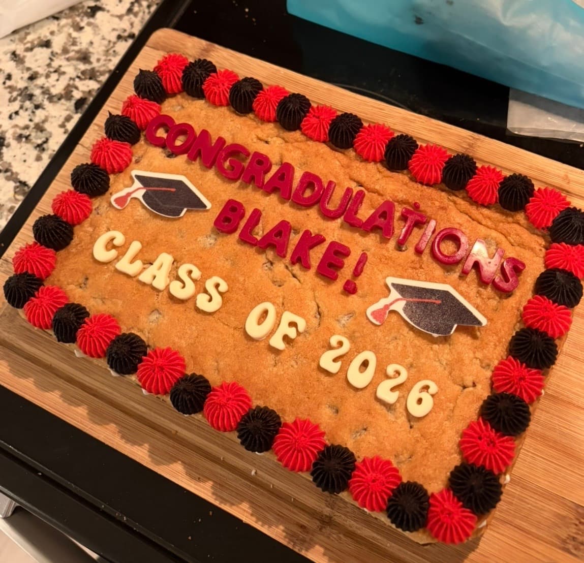 Graduation Cookie Cake · Cookie Cakes · Graduation