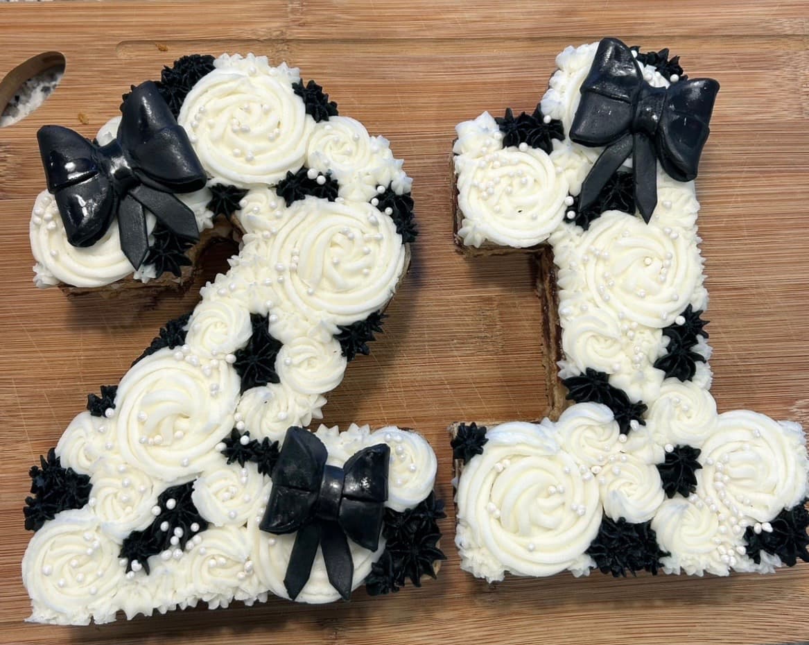 21 · Number Cakes · Birthday