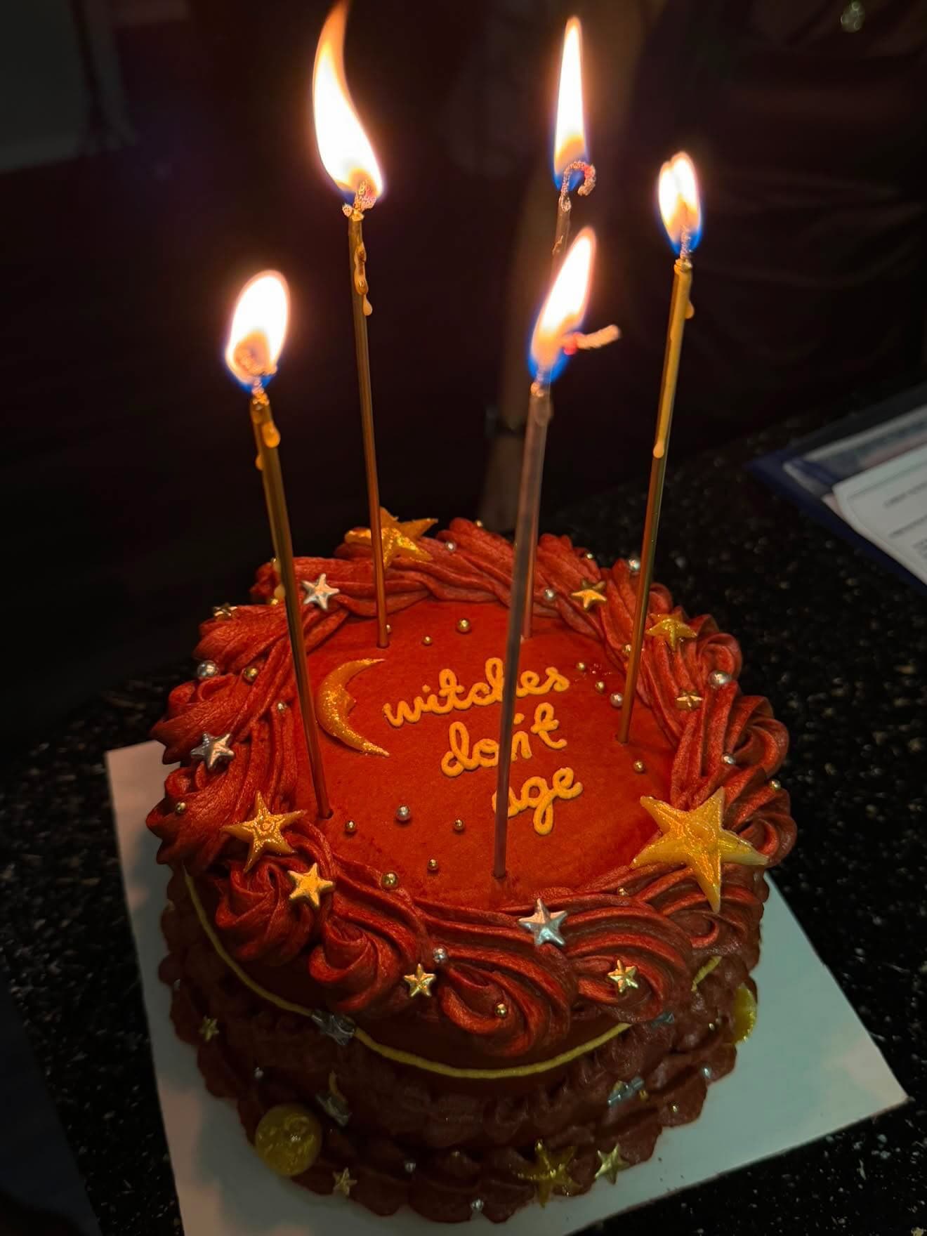 Witches Don't Age Cake · Custom Cakes · Birthday